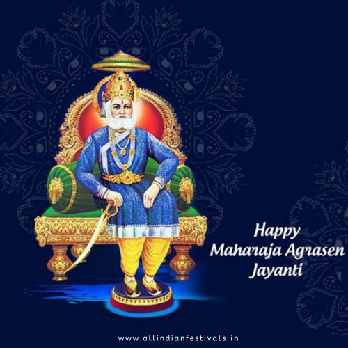 Maharaja Agrasen Jayanti Wishes Image